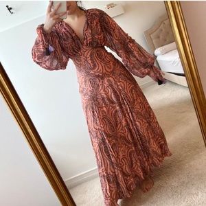 Free People Long Sleeve Maxi Dress